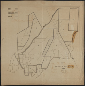 Prospect Hill Block 1850 Fig. 7 Land use map