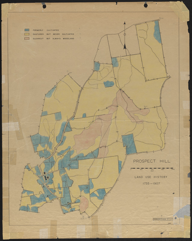 Prospect Hill Land Use History 17331907 Digital Commonwealth