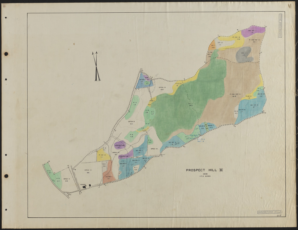 Prospect Hill II 1938 Stand Map