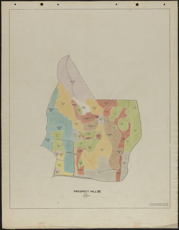 Prospect Hill VII 1931 Stand Map