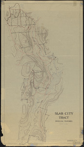 Slab City Tract Physical Features, Including Topography