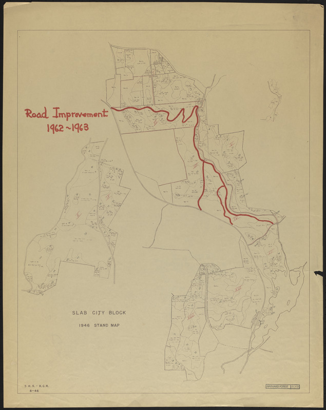 Slab City Block Stand Map Road Improvement - 1962-1963