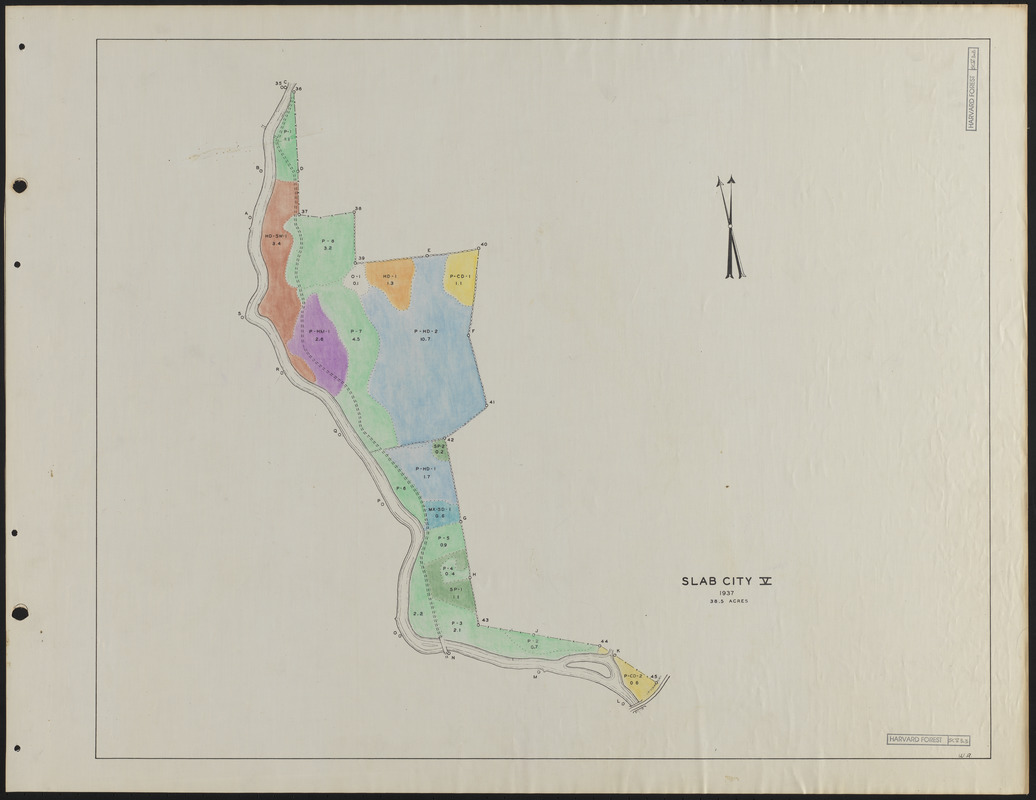 Slab City V 1937 Stand Map