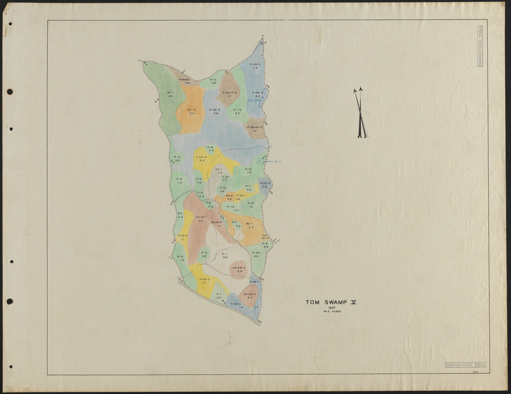 Tom Swamp V 1937 stand map