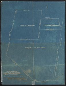 Plan of land of John Lincoln Waldo (TS X)