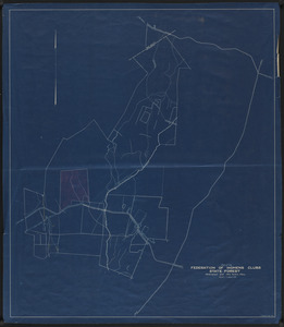 Plan of proposed Federation of Women's Clubs State Forest 1930