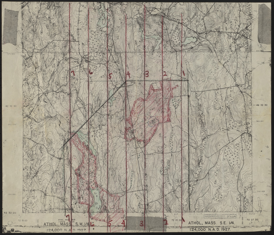 Topographic Maps of the Athol Quads