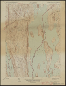 Topographic maps of 7.5' Quabbin Reservoir quad