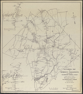 Historical Map of Petersham, MA
