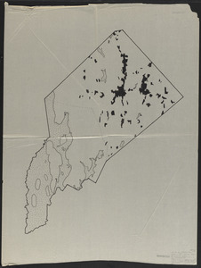 Land Use Maps of Petersham, Showing Wooded and Open Areas 1965