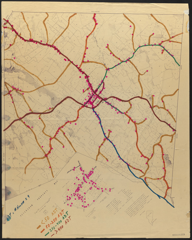 Population Density of Petersham Roads