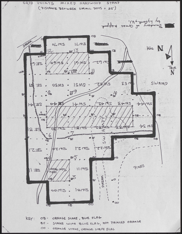 Lyford Grid Map with Points