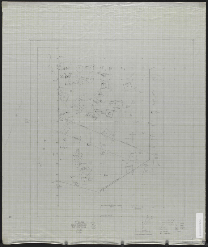 Pisgah Border and Research Plot Location Map