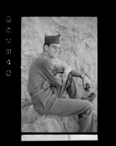 William P. Bradshaw Jr. of the U. S. Army's 649th Engineer Battalion, in Algeria