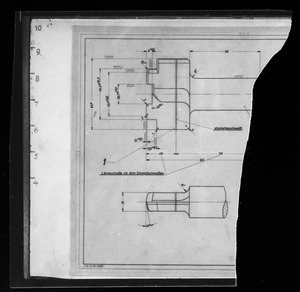Fragment of technical drawing