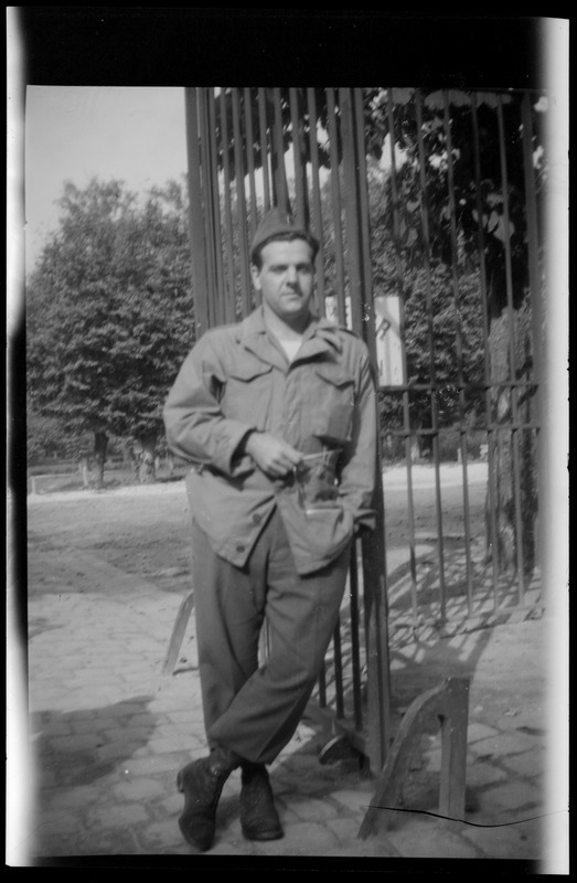 James Gargiulo, of the U. S. Army's 649th Engineer Battalion, Fontainebleau, France