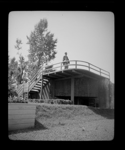 Siegfried Line bunker near pontoon bridge over the Rhine, Kehl, Germany