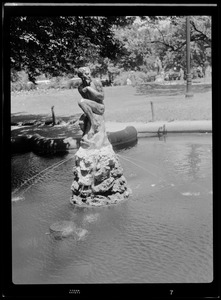 Fountain sculpture, Public Garden, Boston
