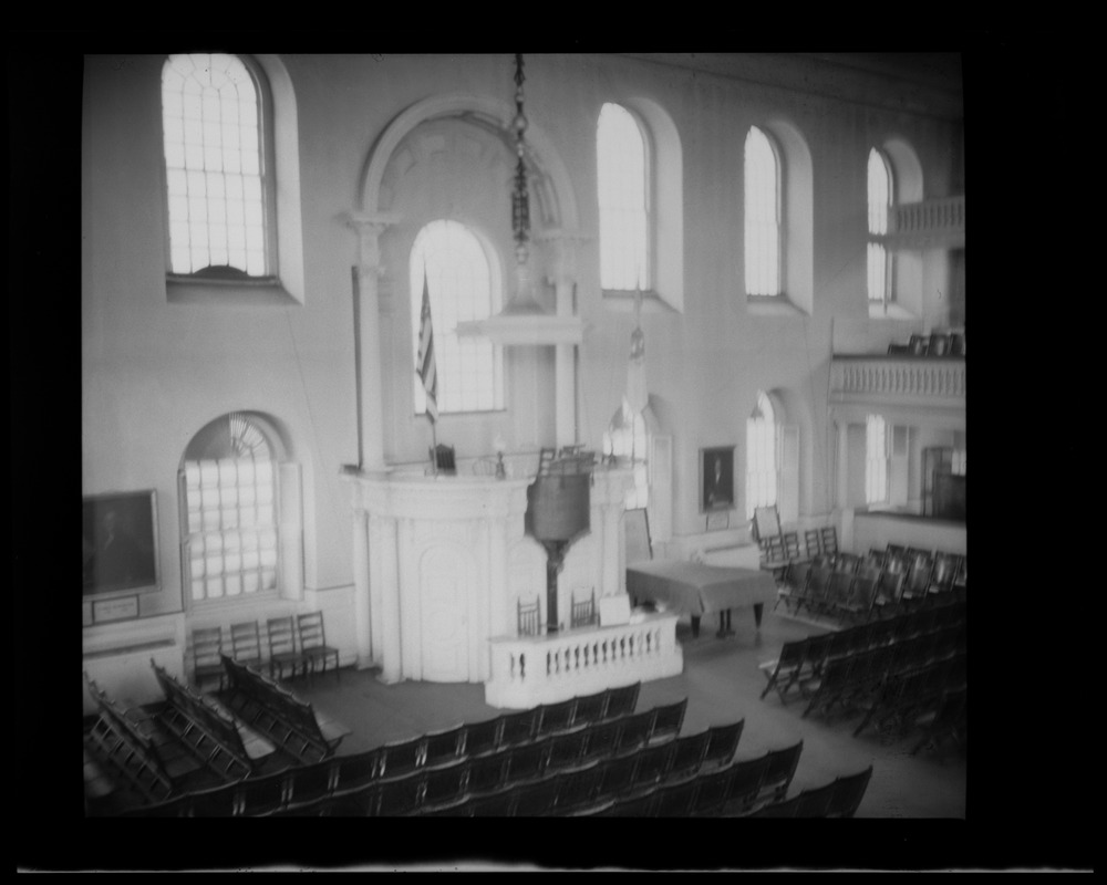 Boston, inside Old South Meeting House