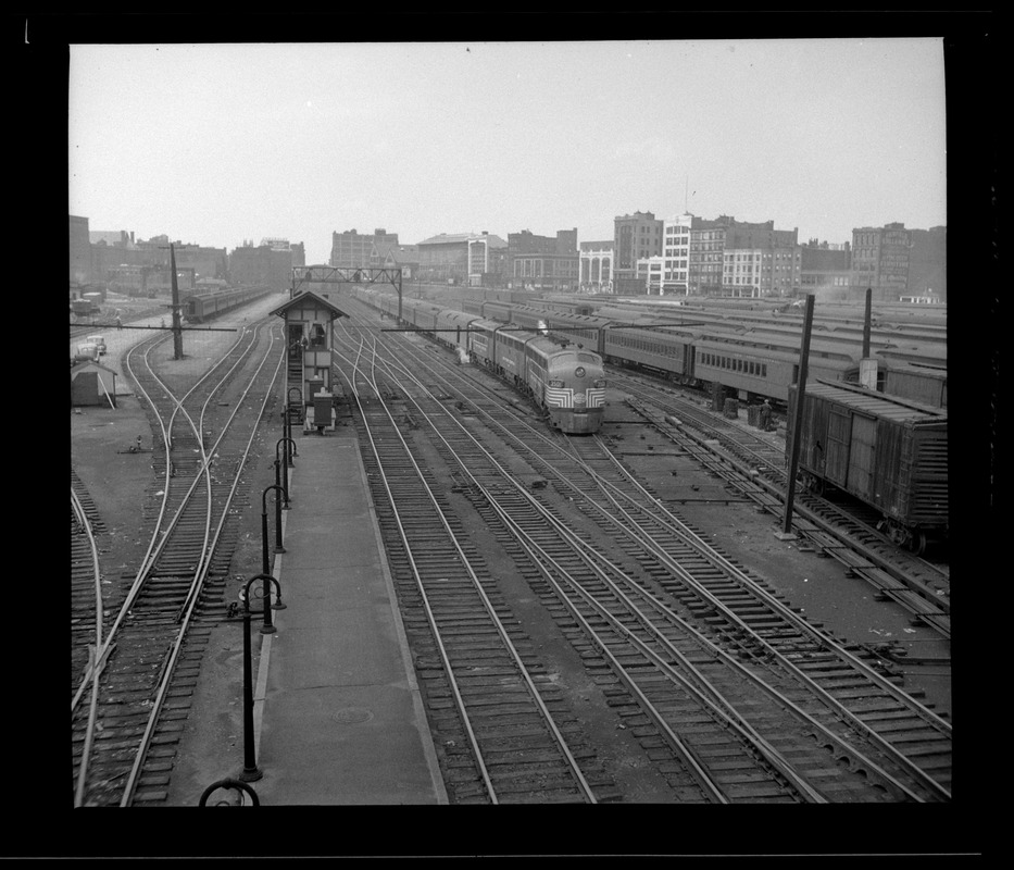 Boston and Albany Railroad Co. Back Bay Yard, Boston - Digital Commonwealth