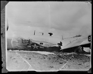Wrecked plane