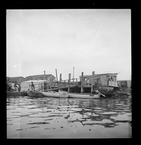 Dock and bait shop, Hull, Massachusetts