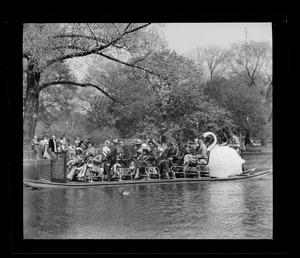 Sawn boat, Public Garden, Boston