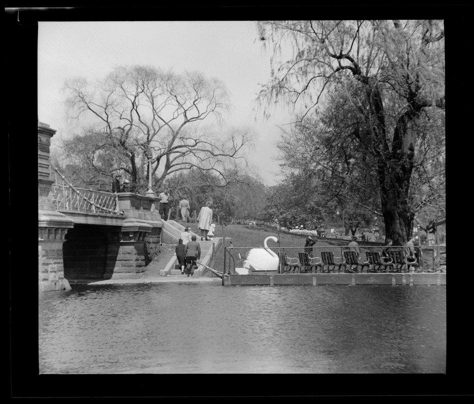 Sawn boat, Public Garden, Boston