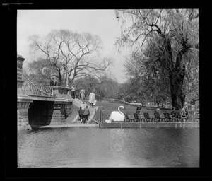 Sawn boat, Public Garden, Boston