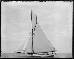 Yacht Galatea off of Marblehead