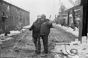 Joe Wishlak floating drydock East Boston