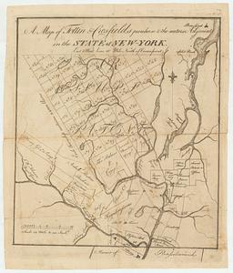 A map of Tottin & Crosfields purchase & the waters adjacent in the state of New-York