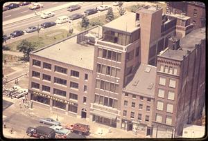 North Street near Faneuil Hall from Custom House Tower Boston