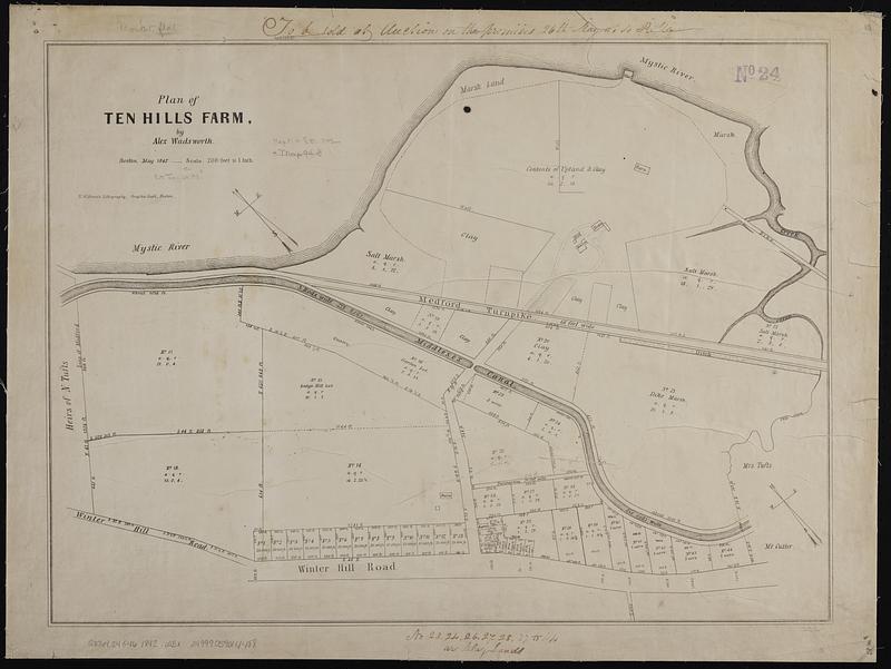 Plan of Ten Hills Farm