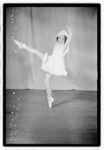 Girl ballet dancer in costume