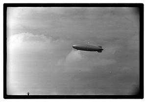 Hindenburg Zeppelin, last trip to Boston