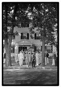 Wedding of Kinsman's daughter at Newburyport