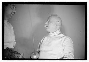 Danguy fencing master, also Gordon Muir, also Chamberlain