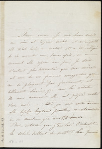 Letter from Floreska Lecomte to Maria Weston Chapman, [1849-1851?]