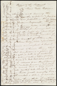 Letter from Maria Weston Chapman, Paris, [France], to Caroline Weston, Nov. 18th, [1852?], Thursday morning