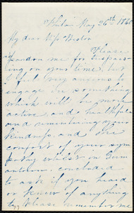 Letter from Margaret H. Landt, Phila[delphia,] [Penn.], to Deborah Weston, May 26th, 1860