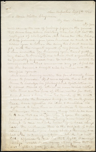 Letter from John W. Bomen, Near Murfreesboro, to Maria Weston Chapman, Sept. 6th, 1864