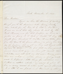 Letter from Isabel Jennings, Cork, [Ireland], to Maria Weston Chapman, November 15, 1842