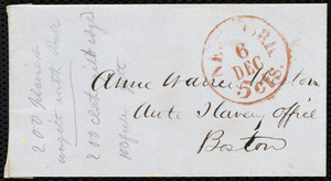 Letter from Edward Morris Davis, [Philadelphia?, Penn.], to Maria Weston Chapman, [Dec. 5]