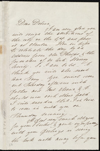 Letter from Mary Gray Chapman to Deborah Weston, Thursday, 28th [June 1838], our dear Ann's birthday