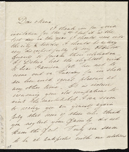 Letter from Mary Gray Chapman, [Newton?, Mass.], to Maria Weston Chapman, [ca. 1839 June?]