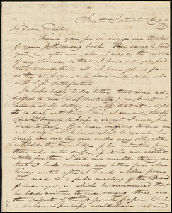 Letter from Samuel Joseph May, South Scituate, [Mass.], to Maria Weston Chapman, Aug. 4, 1839