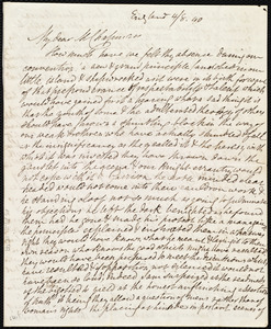 Letter from Anne Knight, [Chelmsford], England, to Maria Weston Chapman, 4/8 [18]40