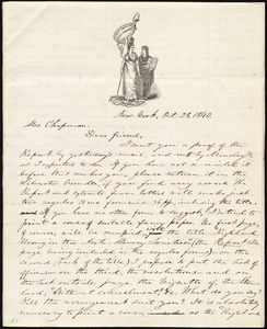 Letter from Oliver Johnson, New York, to Maria Weston Chapman, Oct. 28, 1840