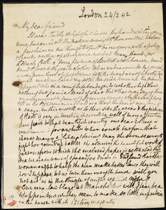 Letter from Anne Knight, London, [England], to Maria Weston Chapman, 24/2 [18]42